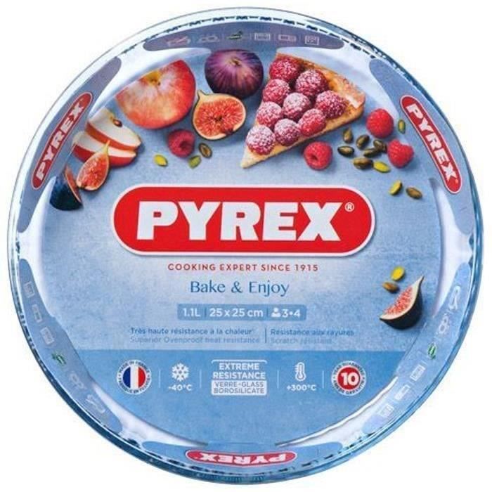 Moule à tarte - PYREX - 1450152 - En verre borosilicate - 28 cm