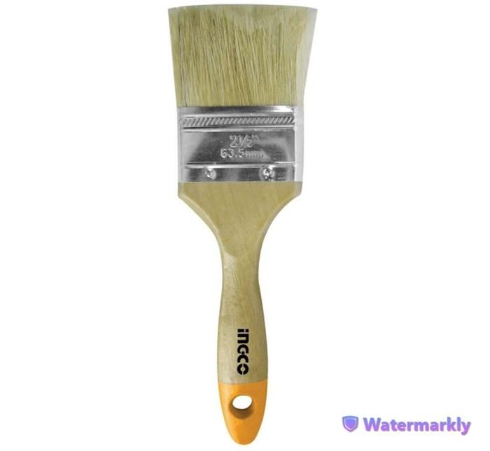Pinceau en bois largeur 51mm pour peinture à huile