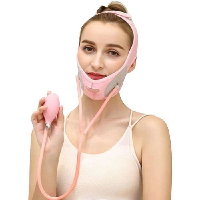 Ceinture de Lifting Visage Masque de Bandage pour Le Visage en V Double Menton réducteur