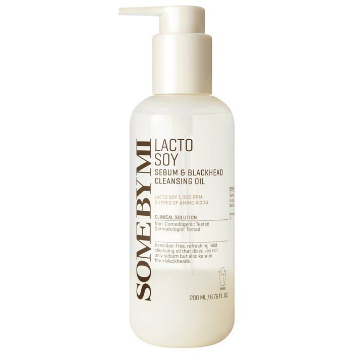 Huile nettoyante - SOME BY MI - Lacto Soy Sebum & Blackhead - 200ml - Vegan - Peaux sensibles