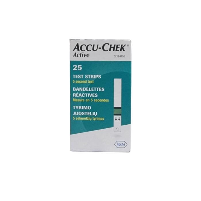 Boite de 25 Bandelettes ACCU-CHEK Active