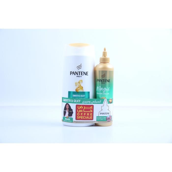 Pantene Lisse et Soyeux 700 ml + Crème (Lot)