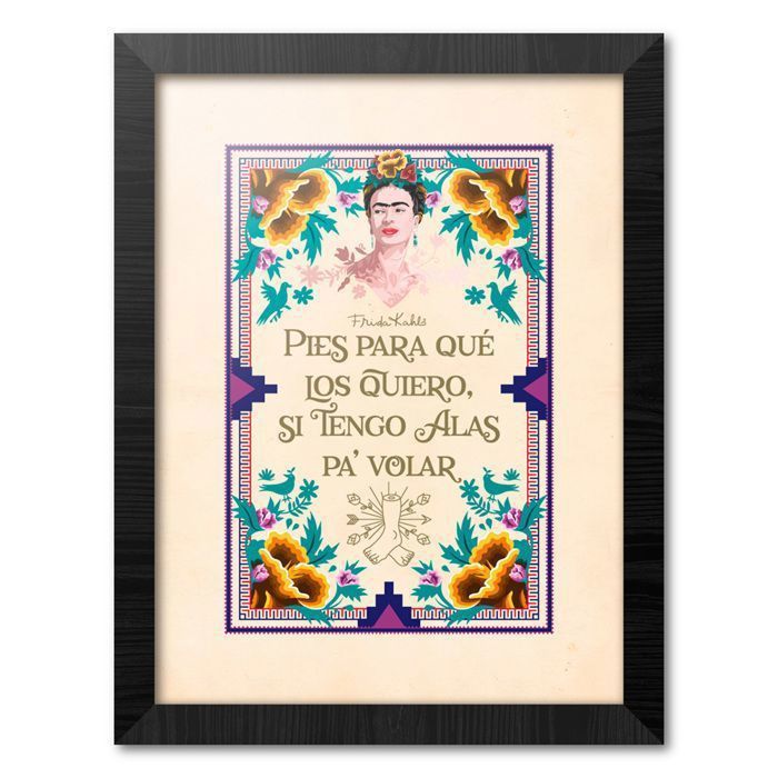 Cadre - FRIDA KAHLO - 30x40cm - Contemporain - Design - A suspendre