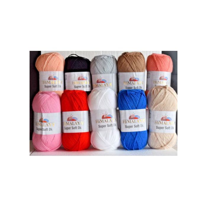 Laine - HIMALAYA - SUPER SOFT DK - 10 PCS - Orange Jaune - 100g 285m