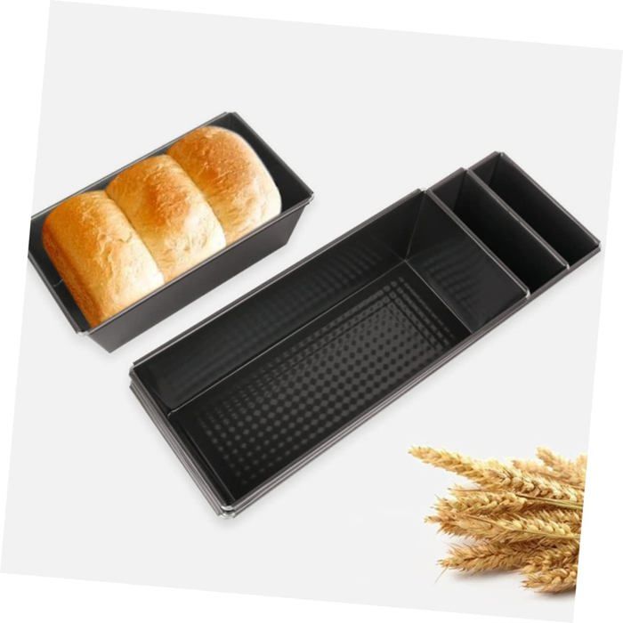 1 ensemble de 4 ustensiles de cuisson- Plateau à pain moule de cuisson polyvalent antiadhésif acier au carbone gâte