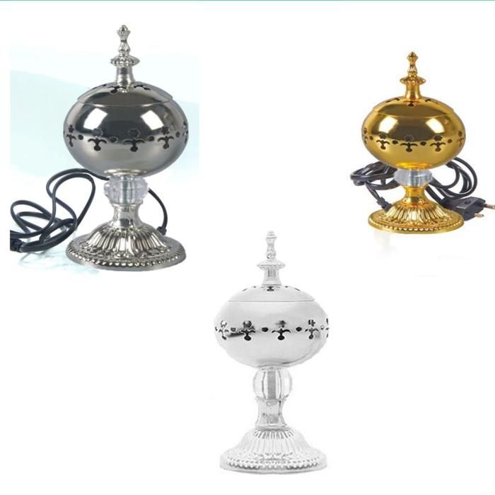 Encensoir électrique de Bakhoor, Mini brûleur de Style arabe islamique, brûleur Zen à huile pour la maison porte-Encens,