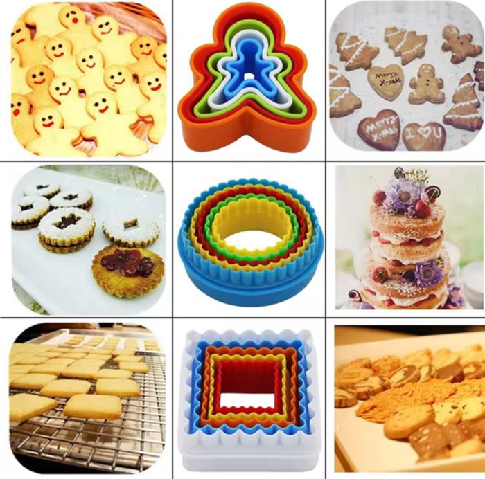 Moule à Biscuits - KEMU - Ensemble de 15pcs - Multicolore - Plastique - Compatible Lave-Vaisselle