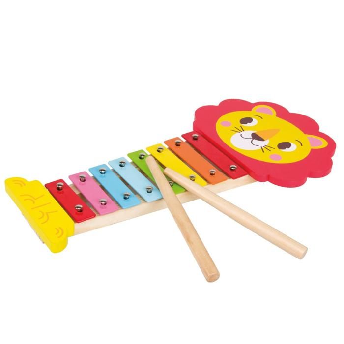 Xylophone Lion en bois