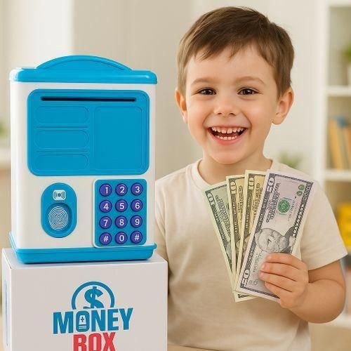 Tirelire Électronique Enfant avec Code Secret avec Empreinte Digitale