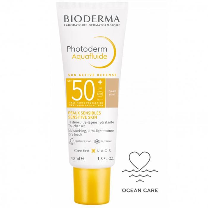 Soin solaire - BIODERMA - PHOTODERM AQUAFLUIDE - SPF 50 - 40ml - Texture fluide non grasse