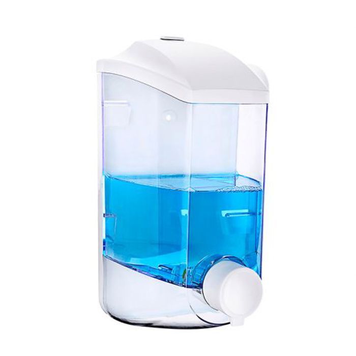Titiz Distributeur de Savon // Porte-savon et shampoing liquide en plastique 1000ml