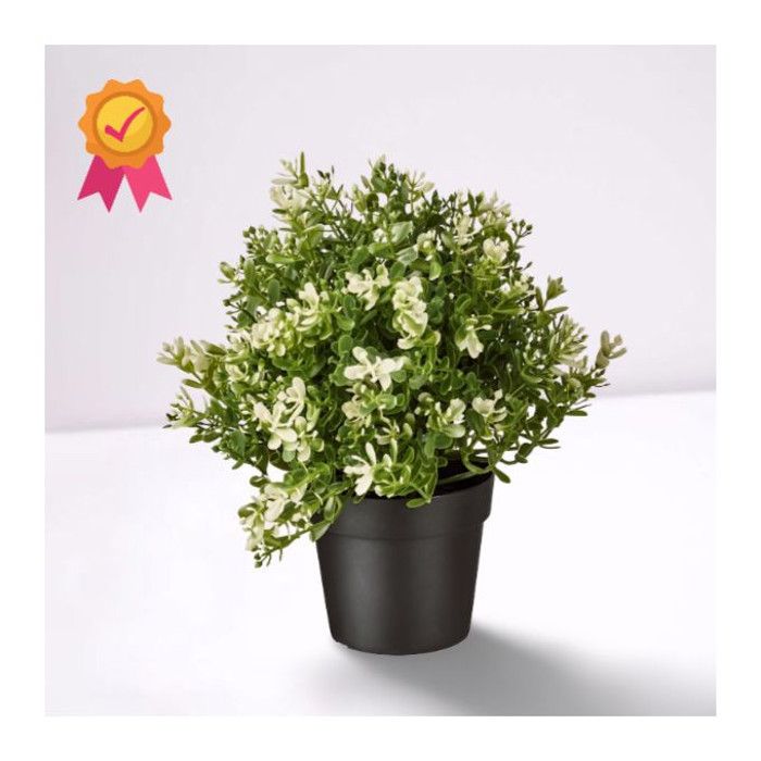 Plante artificielle en pot, thym, 9 cm