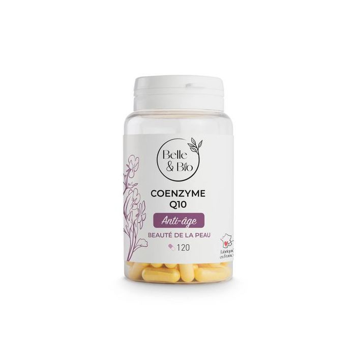Belle&Bio Anti-âge & Coenzyme Q10 - Vitamine B - 120 Gélules - Made In France