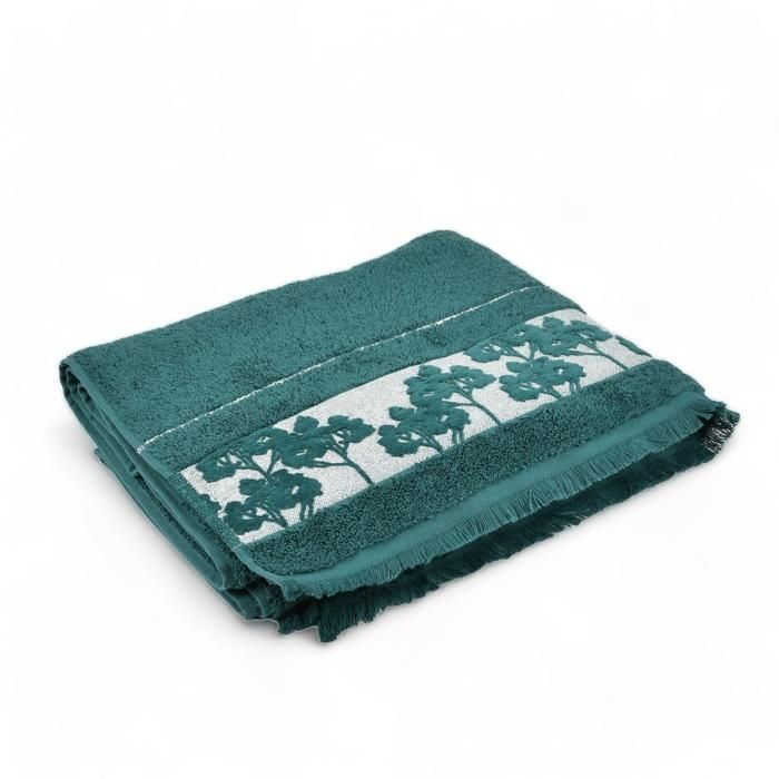DRAP DOUCHE JACQUARD 70X140 OCEAN FLORALIA