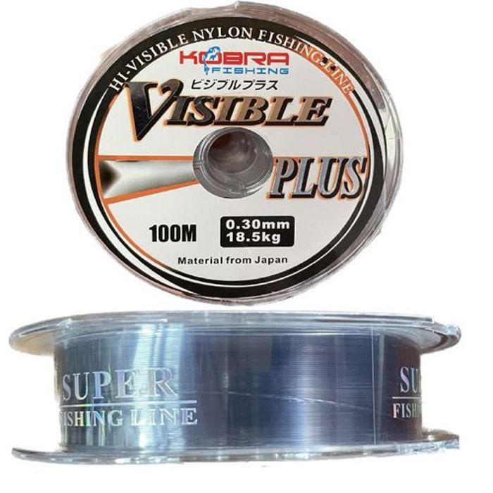 Fil de pêche - KOBRA - VISIBLE plus - 0.30mm - 18.5kg - 100m