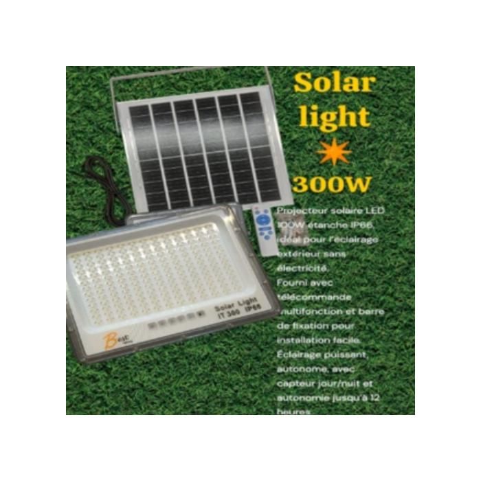 Projecteur LED Solaire BEST-IT-300/SOL