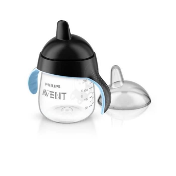 AVENT-Tasse bec anti-fuites nouveau design NOIR 200 ML