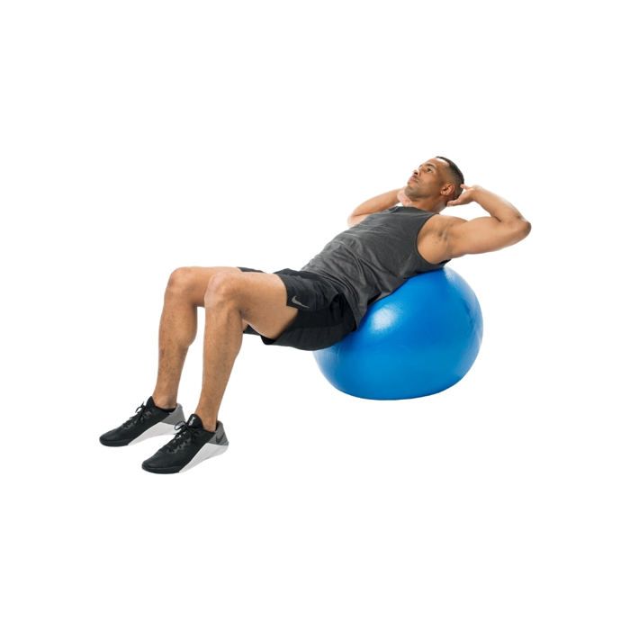 Gym Ball - LIVEUP - 75cm - Anti-éclatement - Hypoallergénique - Écologique