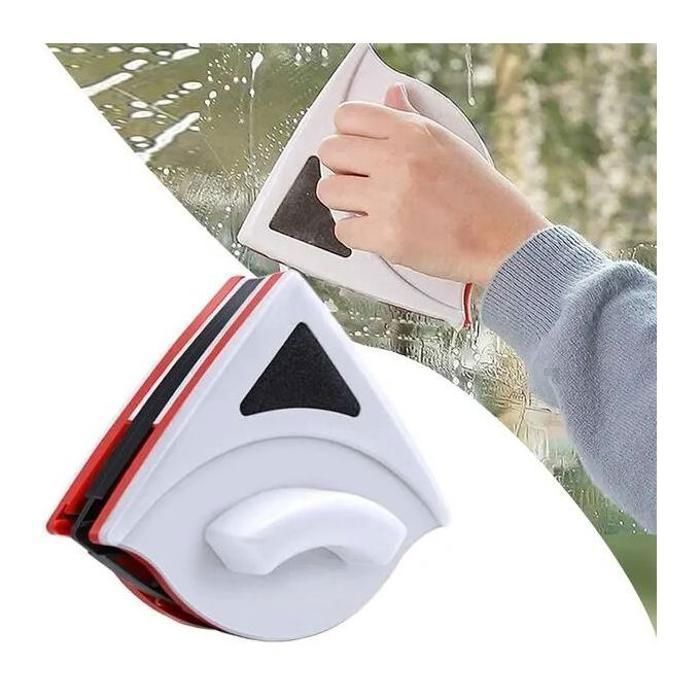 Nettoyeur de vitres - Non spécifié - Double face - Magnétique - Humide - Sans fil (coloure aléatoire)