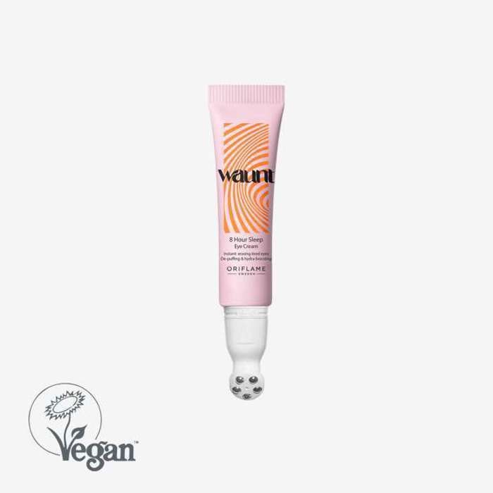Crème Contour des Yeux - Waunt - 8 Hour Sleep - 15 ml - Éclaircissant - Anti-cernes - Sans alcool