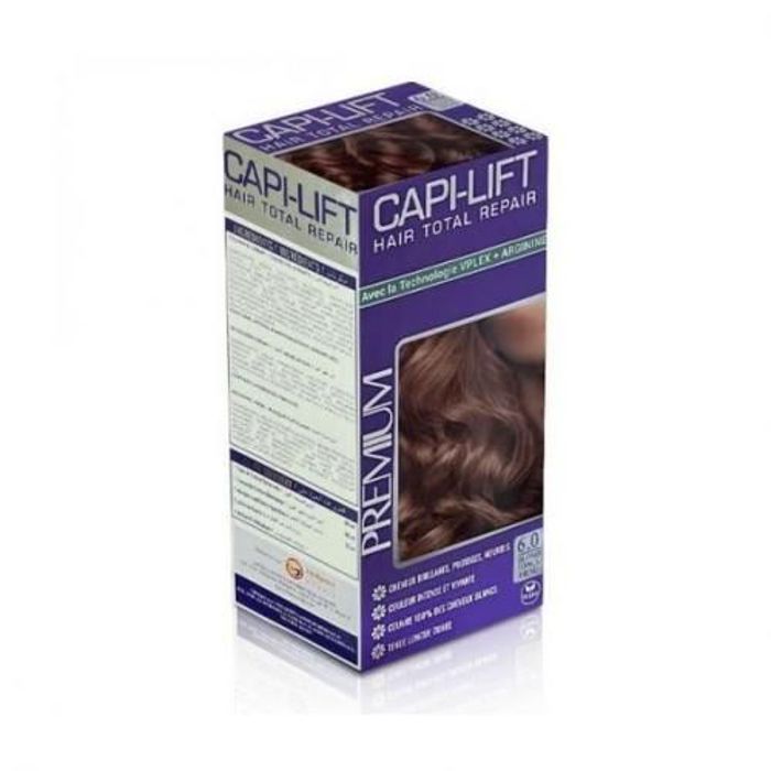 CAPI-LIFT COLORATION PERMANENTE AVEC LA TECHNOLOGIE VPLEX+ARGININE N° 6.0 BLOND FONCE FROID