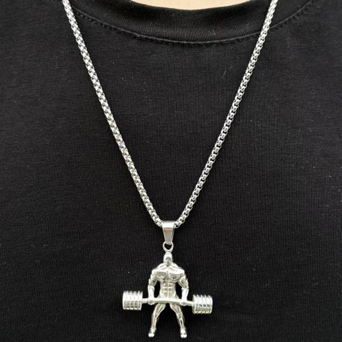 Collier - BN0039 - Métal - Longueur 40 cm - Largeur 3 mm - Pour Homme
