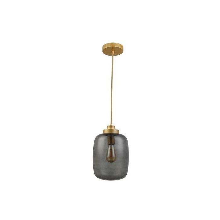 DESTOCK LIGHT Suspension Chiesa E27 smoked gold