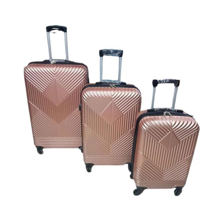 Ensemble de valise unisexes classique Abs 3 pièces, 30kg / 20 kg / 10 kg