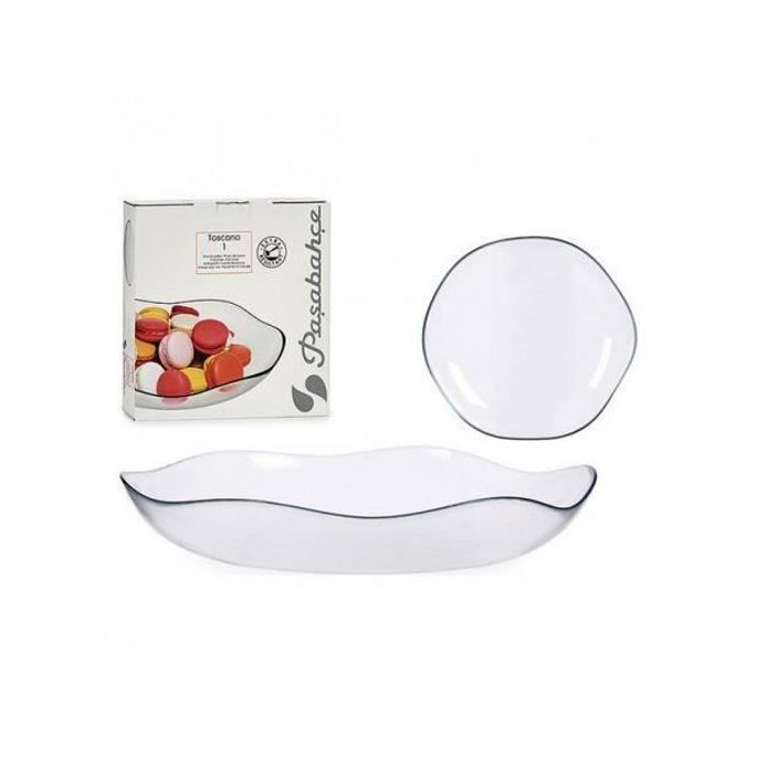 Pasabahce - Plateau Toscana Transparent verre (30 cm)