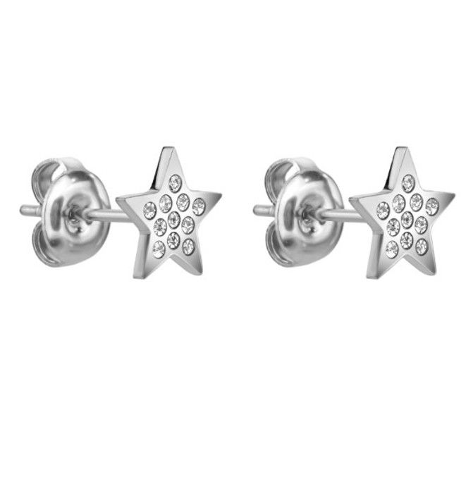 Boucles d'oreilles - VICTORIA WALLS - Victoria Walls - Argenté - Blanc - Cristaux