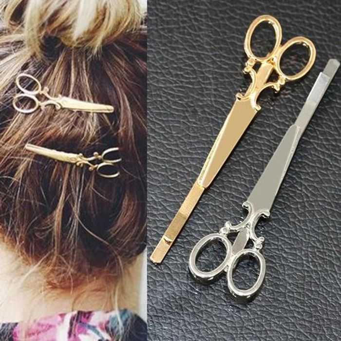 Accessoires de cheveux - GENERIC - Pinces à cheveux en alliage - 2 pièces - Look chic - Pour femmes et filles