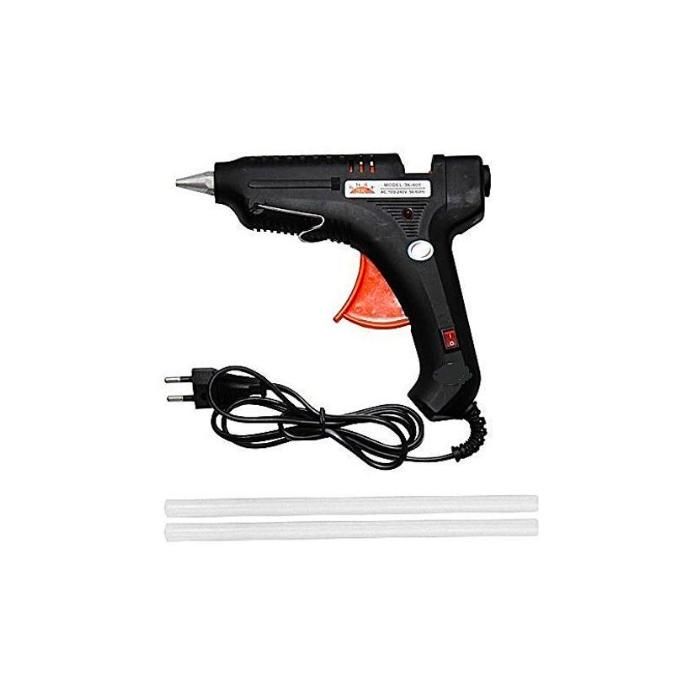 Pistolet à colle professionnelle fX tools GLUEGUN 100W - Pour réparations, bricolage et travaux manuels - Inclus 2 bâtons de colle
