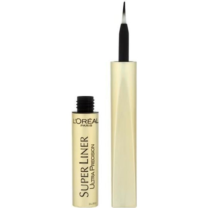 Eye liner - L'ORÉAL PARIS - Super Liner - Noir - Tracé net - Tenue 8h - Couleur intense
