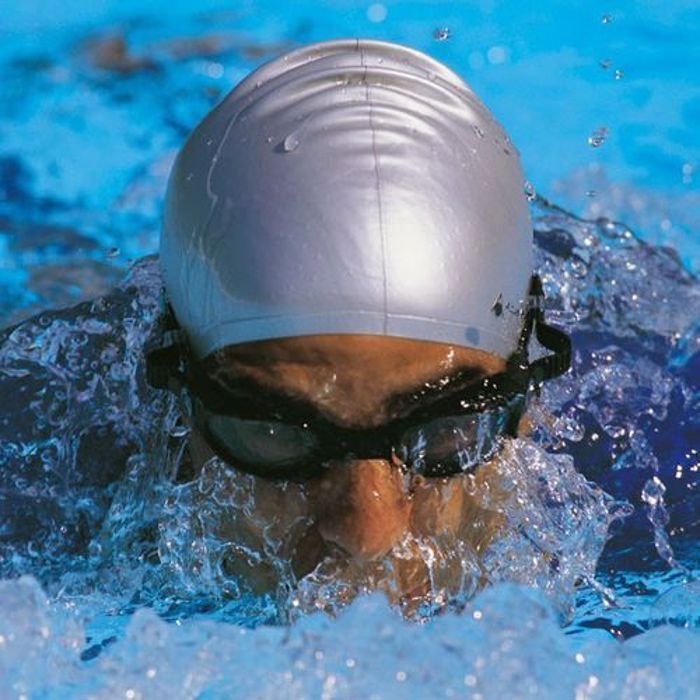 Bonnet de natation - Non spécifié - Gris - Silicone - Design ergonomique - Confort optimal
