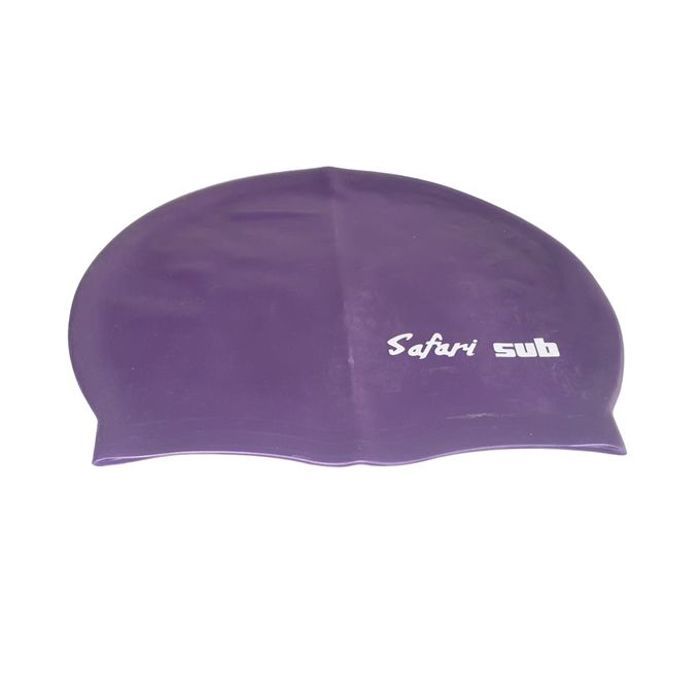 Bonnet de Natation - Espagnol - Violet - 100% Silicone - Durable - Respectueux de l'environnement