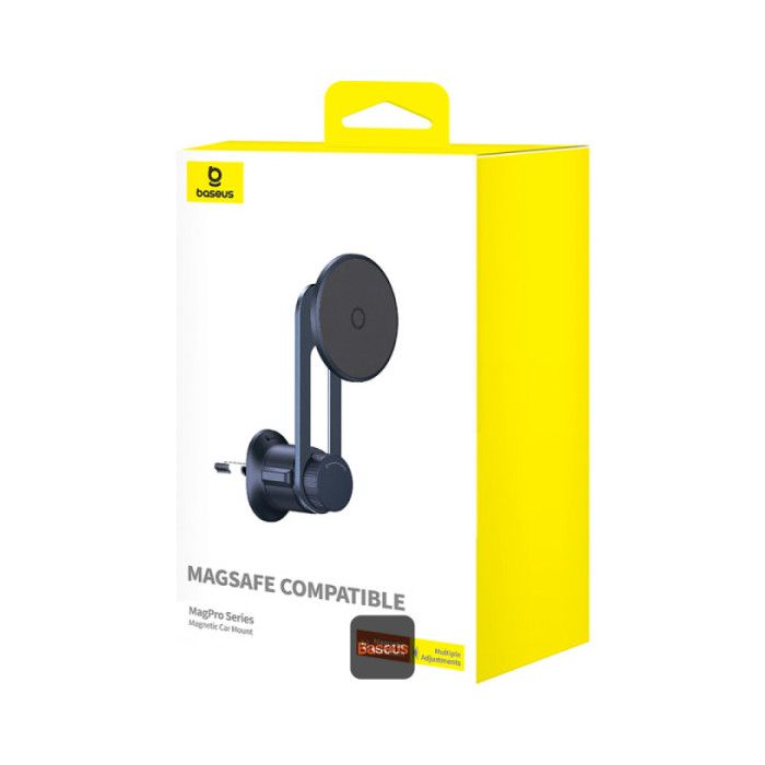 SUPPORT MAGNÉTIQUE DE VOITURE DE LA SÉRIE MAGPRO DE BASEUS, COMPATIBLE AVEC MAGSAFE.