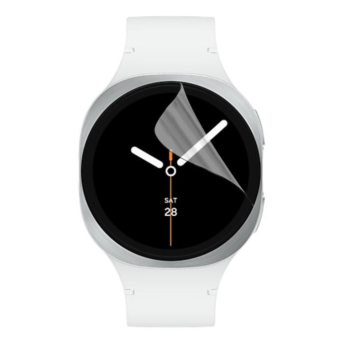 Skydd för skärm till Samsung Galaxy Watch 8 - 40mm [Pack 6] Hållbart Ultra Tunt Plastfilmsskydd Phonillico®
