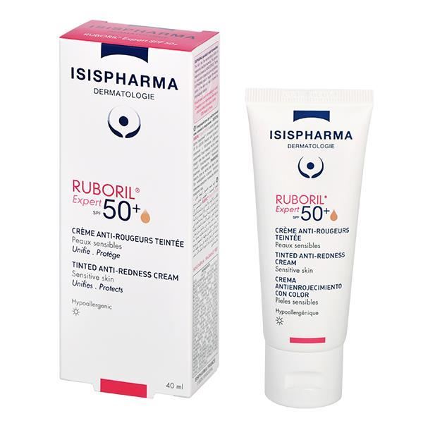Crème Anti-rougeurs - ISISPHARMA - Ruboril Expert - Teintée - SPF50+ - 40ml