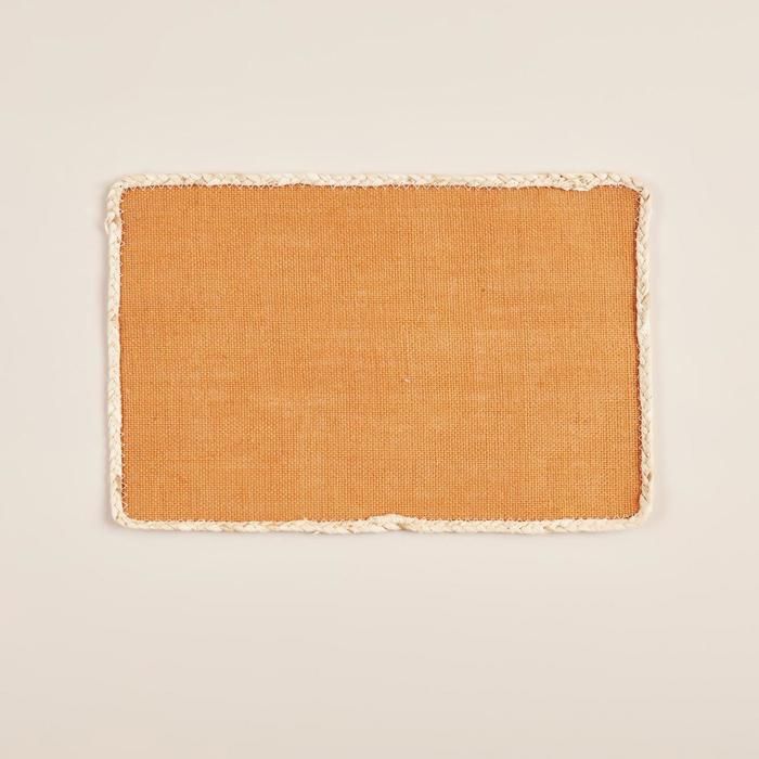Set de Table - Sway - Orange - 45x30 cm - Rectangulaire - Lavable