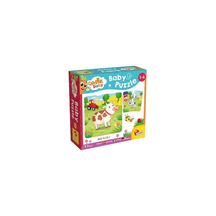 Jeu de puzzle - LISCIANI - 80083 - Ferme - 4 pièces - Mixte - 1 à 4 ans