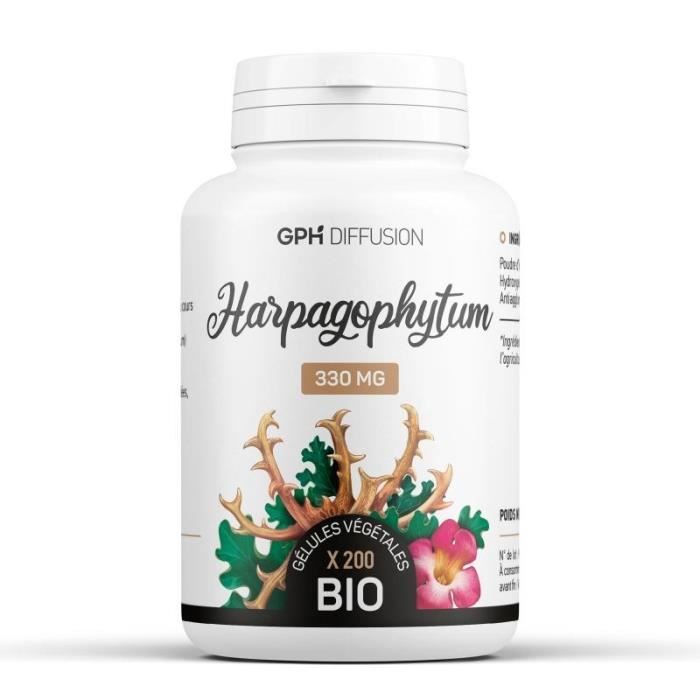Harpagophytum Bio AB 200 gélules végétales 330 mg