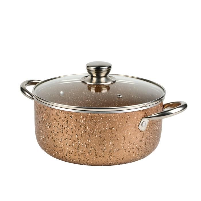 FAITOUT AVEC COUVERCLE VERRE GRANITA 24