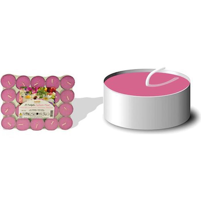 Lumar aromatic bougies explosion de fleurs pack de 20 pcs // bougies parfumées