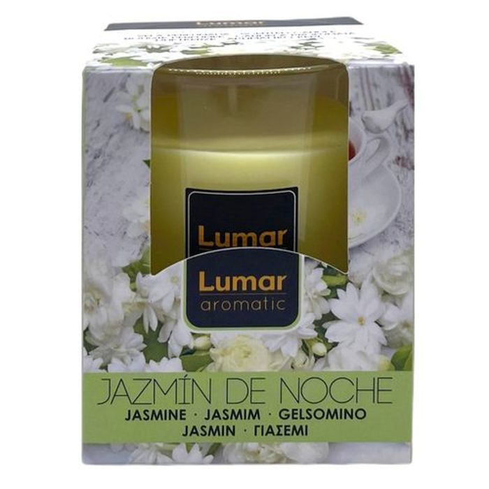 Lumar aromatic bougie parfumée – jasmin de nuit 28h- lumar