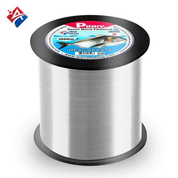 Nylon Monofilament - AREVA FISHING - PINKY - 500m - 0.45mm - Haute résistance à l'abrasion