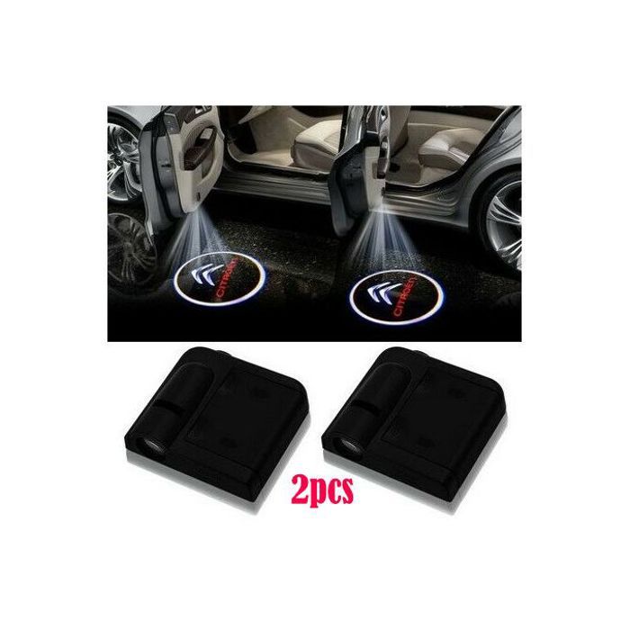 Projecteur laser de bienvenue auto-adhésif 2 pièces