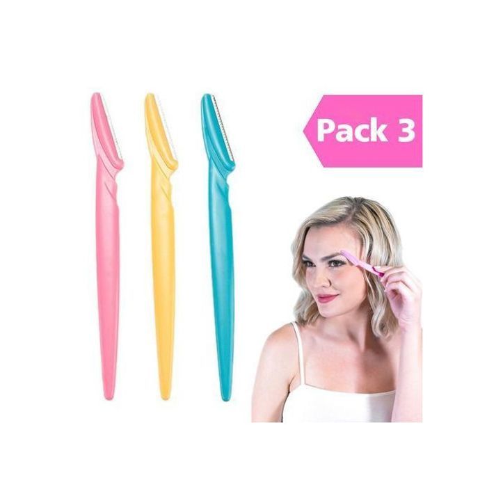 Pack 3 Rasoirs à Sourcils Précision - Hommes & Femmes
