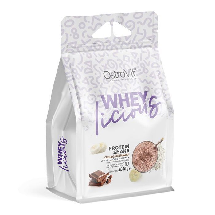WHEYlicious 3000 g Protein Shake Chocolate Banana - Whey Protéines Riche en BCAA & EAA