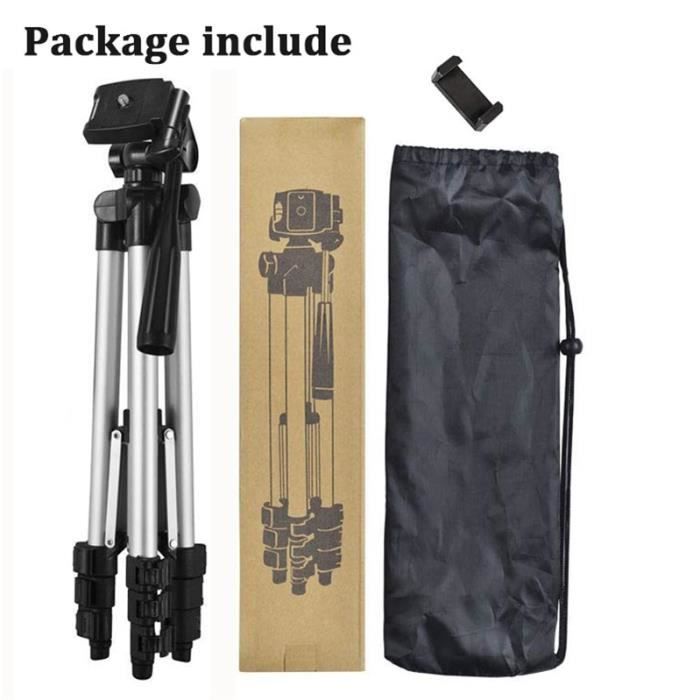 Accessoires Photo,Trépied léger pour appareil photo et téléphone Portable, avec Bluetooth, pour Selfie - Type NA-3110-A