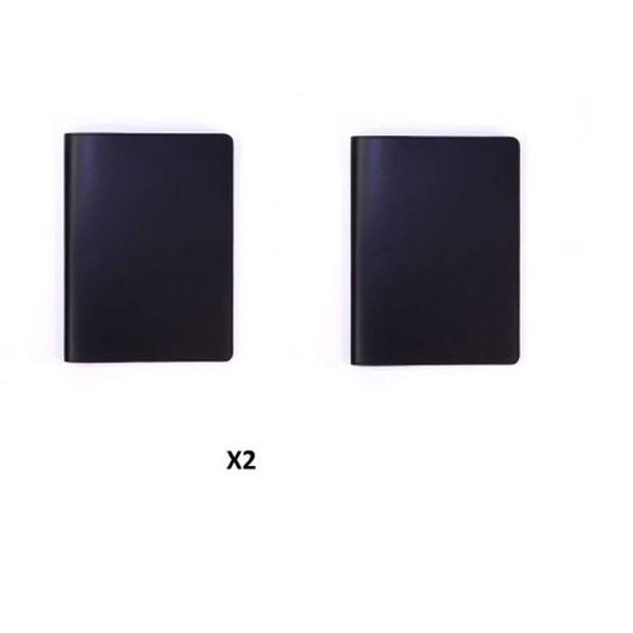 2 Protège-Cahier noir- A4 - 1 er qualité